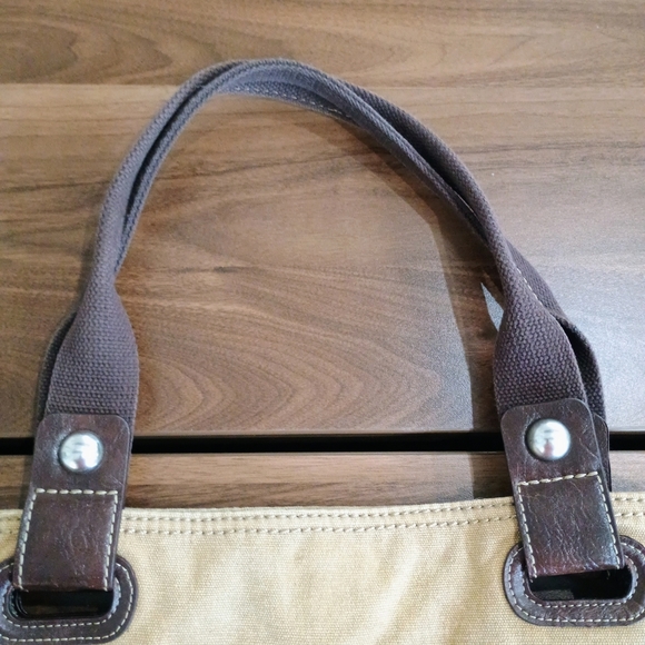 Fossil Brown and Tan Quilted Shoulder Bag - Picture 4 of 12